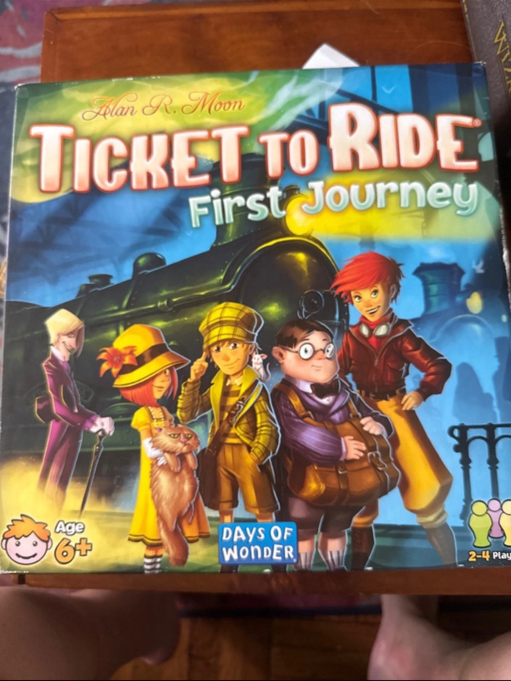 Ticket to Ride: First Journey Kids Board Game - - Blue/Yellow Artwork